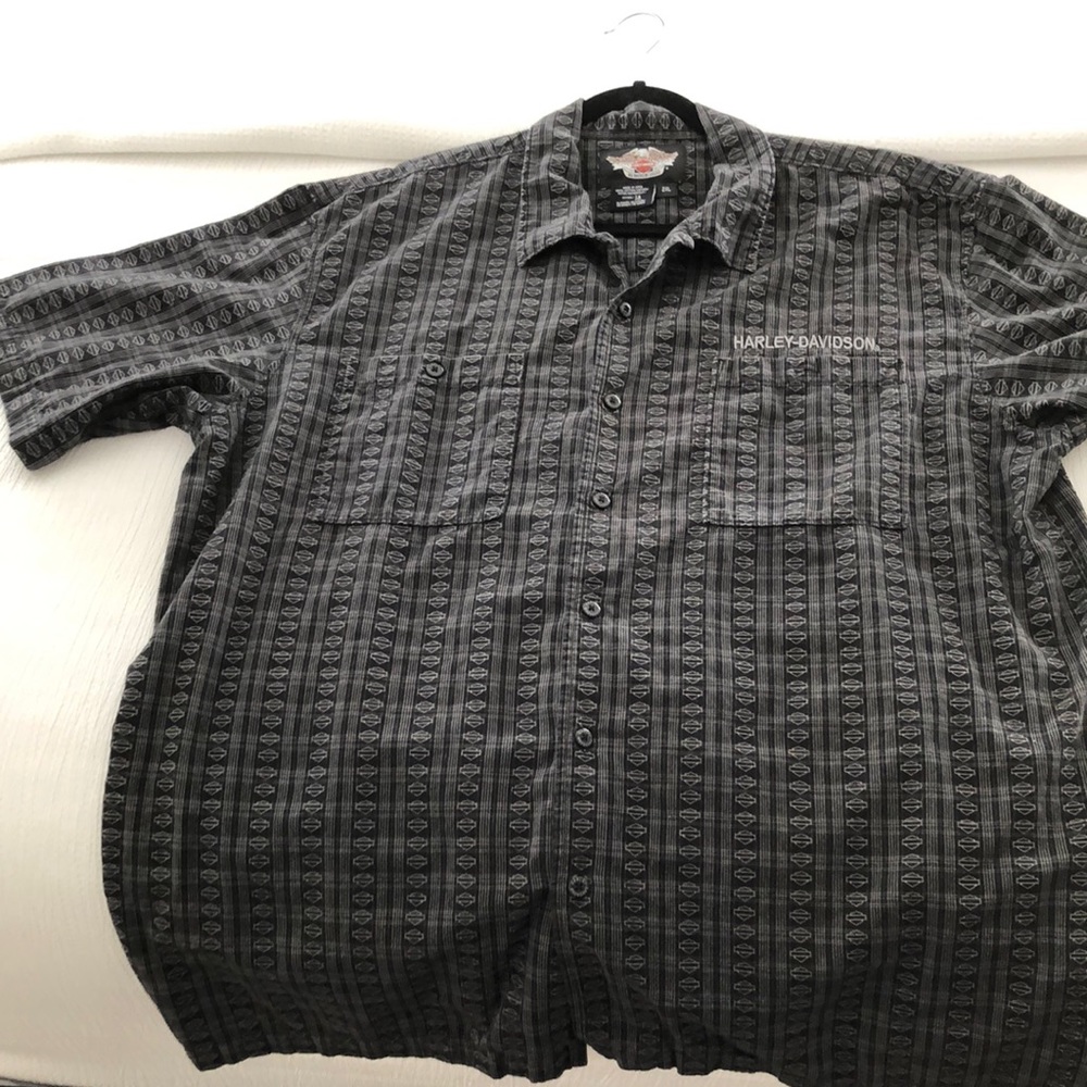 Harley Davidson short sleeve button up.